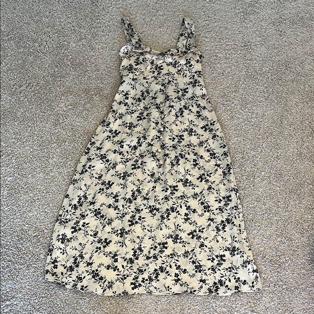 ZARA Floral Sleeveless Dress